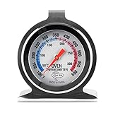 Chef Aid Edelstahl Backofen-Thermometer – Kompatibel mit Umluft-, Gas-,...
