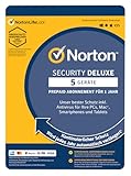 Norton Virenscanner Programm / Security Deluxe 5 Geräte / 1 Jahr -...