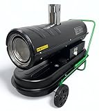 30 kW indirekte Diesel Heizkanone VM-30Di | großer 56l Tank | 1.500 m³/h...