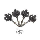 BAZEITFLOW 4 Stück Rustikale Vintage Wandhaken Metall in Bronze für...