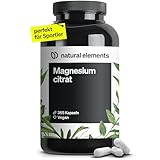 Premium Magnesiumcitrat – 365 Kapseln – Hochdosiert: 2320mg (davon...