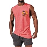 Tanktop für Herren, Sommer, Reisen, Strand, lässig, ärmellos, Sport,...