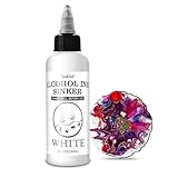 Alcohol Ink, 100ML Alkohol Tinte für Epoxidharz, Weiß Konzentrierte...