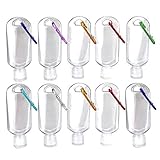 Ziyero Leer Flip Cap Flaschen Auslaufsichere Reiseflasche Mit Karabiner,...