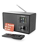 Internetradio WLAN | DAB Plus Radio Bluetooth | Kompakt Internetradio Klein...