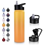 UMBFUN Edelstahl Trinkflasche - 750ml - mit...