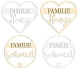 Alsino Türkranz Familie Holzschild Namen personalisiert - Handmade...