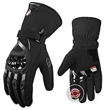 KEMIMOTO Winter Motorradhandschuhe, geprüfte Motorradhandschuhe,Motorrad...