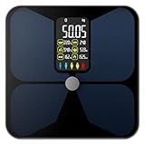VitaeChek Digital Body Fat Scales - Bluetooth Connected Scale 4 Electrodes...