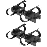 Mikikit Verstellbare Eislaufschuhe mit Doppelkufen Robuste Outdoor...