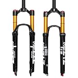 ZTZ MTB Magnesium-Legierung Luftfedergabel, Mountainbike Frontgabel, 25 cm...