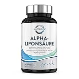 Alpha-Liponsäure ALA 500mg | 180 hochdosierte vegane Kapseln | Hilft bei...