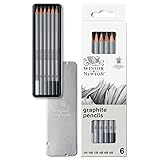 Winsor & Newton 490006 präzisions Bleistifte - Graphic , 6 Skizzierstifte...