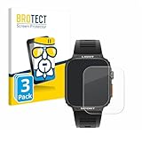 BROTECT 3 Stück Schutzglas für Bekomiya Smartwatch 1.91' Schutzfolie...