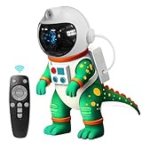 Robofun Astronaut Projektor Space Dino - 360° Sternenhimmel LED Nachtlicht...