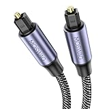 MOSWAG Toslink Kabel, Optisches Audiokabel, Optisches Digital Audio Toslink...