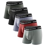 Natural Feelings 5er Bambus Viskose Boxershorts Herren Unterhosen Männer...