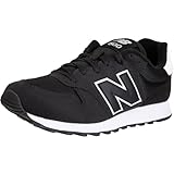 New Balance 500 Sneaker Trainer Schuhe (Black White, EU...
