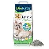 Biokat's Classic fresh 3in1 mit Frühlings-Duft - Klumpende Katzenstreu mit...