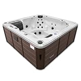 CANADIAN SPA CO. Thunder Bay AI Hot Tub Outdoor Winterfest, 6 Personen Hot...