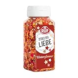RUF Streusel Winter-Glimmer, Goldsterne, Lebkuchenmännchen und Glitzer...