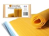 100% Reine Bienenwachsplatten (18 STK. - 19,5x39,5 cm) 1.4 kg, Mittelwände...