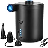 Zaxiva Tragbare Sup Pumpe Elektrisch mit 4000mAh Akku, Schnell Aufblasbare...