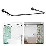 Duschvorhangstange U Form/L Form, [60-92] × [78-196] × [60-92] cm...