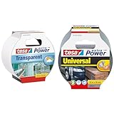 tesa Reparaturband extra Power, transparent, 10m x 50mm & extra Power...