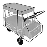 QWORK® Universal Bollerwagen Regenschutz Transparent Regenverdeck mit...