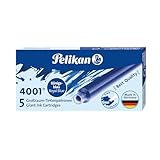 Pelikan 310748 Großraum-Tintenpatrone 4001, königsblau, 5 Patronen in...