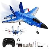 RC Flugzeug,2.4Ghz 2 Kanal F-35 Ferngesteuertes Flugzeug Kämpfer RC Plane...