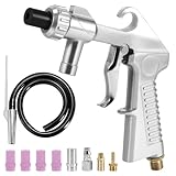 Sandstrahlpistole Druckluft Set, Sandstrahlen Pistole Kit mit 1m...