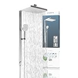 SCHÜTTE 60685 LA PALMA Duschsystem mit Regendusche und Duschsäule, 36x24...