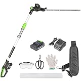 Stab-Heckenschere, kabellos, 20 V, mit batteriebetriebener 50,8 cm...