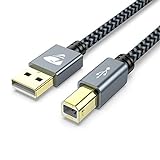 USB Druckerkabel, Scannerkabel 2.0 Kable【3M】 USB A auf USB B Drucker...