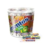 Mentos Mini Fruit Mix Bucket, Eimer mit 120 Mini-Rollen à 5...