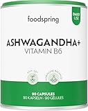 foodspring - Ashwagandha KSM-66 600mg + Vitamin B6 Kapseln vegan -...