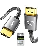 Silkland 8K HDMI 2.1 Kabel 2m, Zertifiziertes HDMI®Kabel eARC für...
