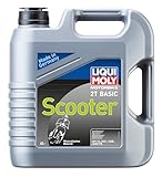 LIQUI MOLY Motorbike 2T Basic Scooter | 4 L | Motorrad 2-Takt-Öl |...