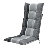 Madison 'Hochlehnerauflage C 453', Gartenstuhlauflagen 120 x 50 x 8 cm,...