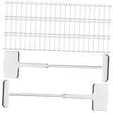 Hoement 200 Stück Teiliges Fliesen nivelliersystem Stahl nadeln...