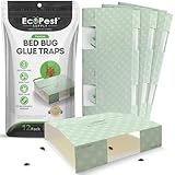 Bettwanzen Klebefallen (12er Pack) | Klebrige Schädlingsbekämpfungsfalle...