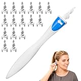 Sekfpnk Ohrenschmalz Entferner, 360° Spiral Ohrenreiniger aus Silikon, Mit...