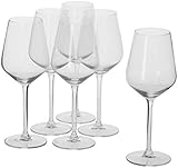 alpina Weingläser Weißwein - Weingläser Set 6 Teilig - Weinglas 37cl -...