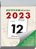 Tagesabreißkalender M 2023 - 5,4x7,2 cm - 1 Tag auf 1 Seite - mit Sudokus,...