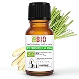 Citronella Öl Bio Ätherisches Öl 100% Reines 10 ml - Aromatherapie...