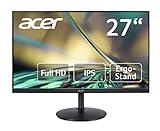 Acer CB272 Monitor 27 Zoll (69 cm Bildschirm) Full HD, 75Hz HDMI/DP, 60Hz...