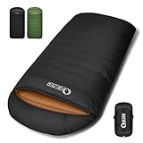 QEZER XXL Daunenschlafsack 3-4 Jahreszeiten extra großer Schlafsack 230cm...