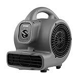 XPOWER P-80A Mini Mighty Air Mover Floor Fan Dryer Utility Blower Outdoor...